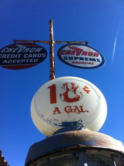 Gas sign